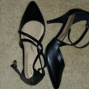 Apt. 9 Black Heels- Size 10